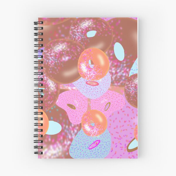 Item preview, Colorful Donuts - Hand-Drawn Repeating Pattern designed and sold by Victoria Rose.