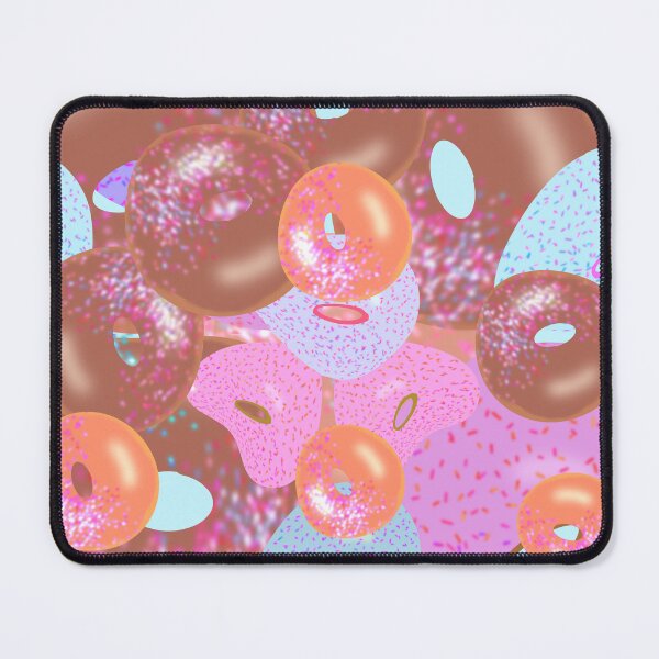 Item preview, Colorful Donuts - Hand-Drawn Repeating Pattern designed and sold by Victoria Rose.