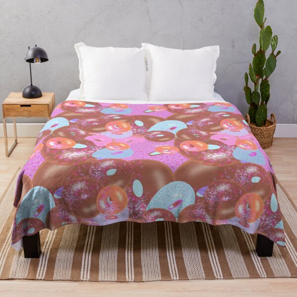 Item preview, Colorful Donuts - Hand-Drawn Repeating Pattern designed and sold by Victoria Rose.