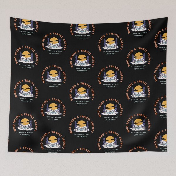 Item preview, Who needs a travel agent? I navigate my own adventures. designed and sold by heartfeltarts93.