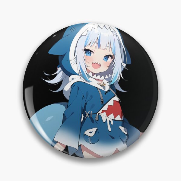 Item preview, Anime Shark Girl With Oversized Hoodie designed and sold by PixiAnime.