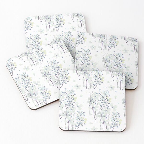 Item preview, Spring blossom pattern white designed and sold by Deepness2023.
