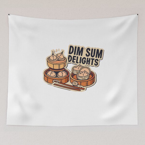 Item preview, Vintage Dim Sum Delights Travel Poster designed and sold by NiftyWrx.
