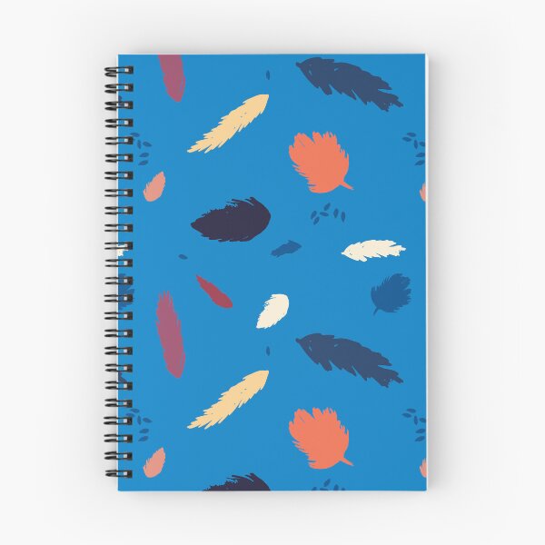 Aperçu de l'œuvre Feuilles tombant sur fond bleu créée et vendue par by Mònica Roca.