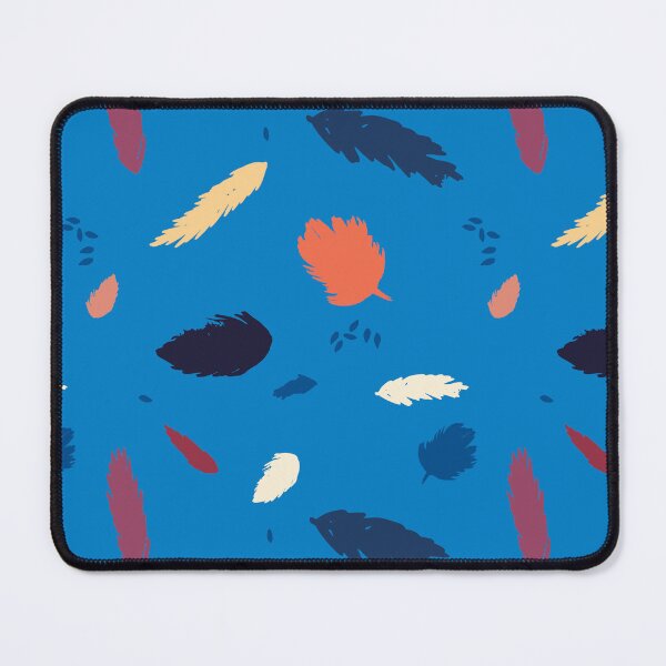 Item preview, Leaves fall on blue background designed and sold by by Mònica Roca.