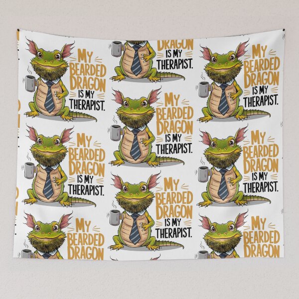 Item preview, My Bearded Dragon Is My Therapist designed and sold by PlanetMarker.
