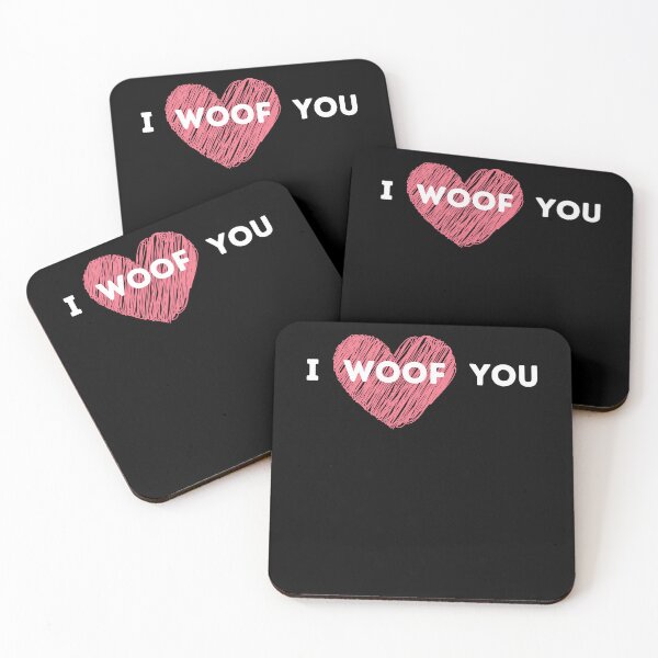 Item preview, I woof you - funny gifts for dog lovers designed and sold by alczar.