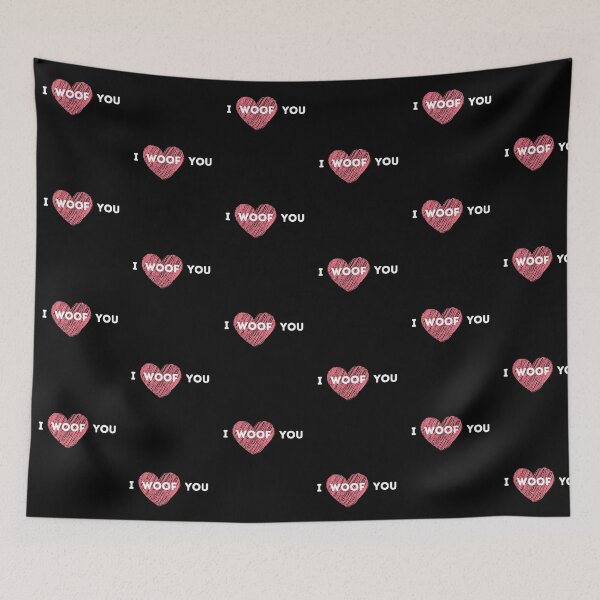 Item preview, I woof you - funny gifts for dog lovers designed and sold by alczar.