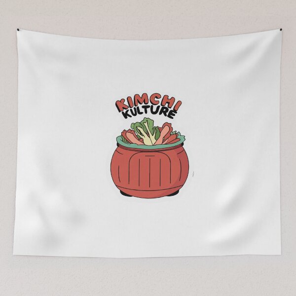 Item preview, Kimchi Kulture in Traditional Pot Flat Design designed and sold by NiftyWrx.