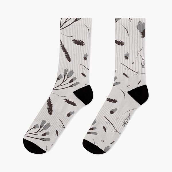 Item preview, Leaves and branches in shades of grey falling. designed and sold by by Mònica Roca.