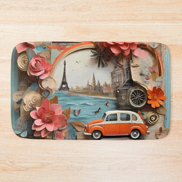 Item preview, Vintage travel Scrapbook designed and sold by Pixeledfox.