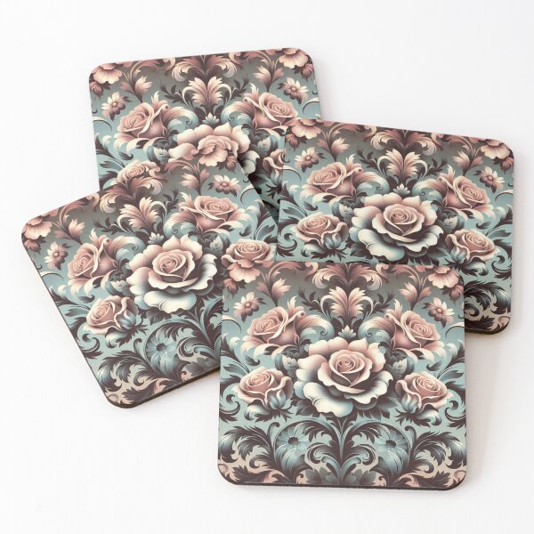 Item preview, Ombre Damask With Roses designed and sold by DesignsByPrnces.