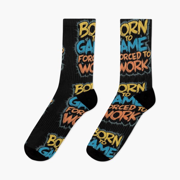 Item preview, Born To Game, Forced To Work designed and sold by PlanetMarker.