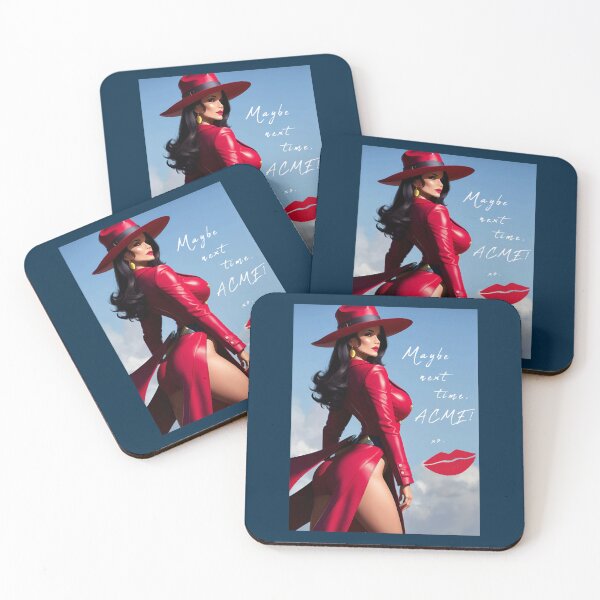 Item preview, There She Is_ an AI generated pinup of Carmen Sandiego designed and sold by tobinabernathy.