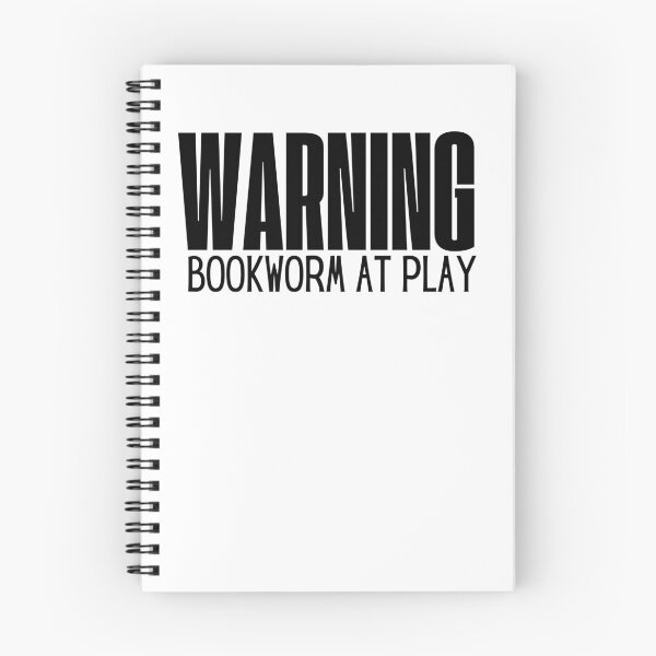 Item preview, WARNING:Bookworm at Play designed and sold by ladylalitafanta.