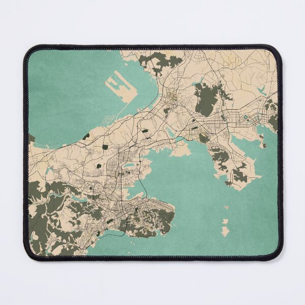 Item preview, Dalian City Map of Liaoning, China - Vintage designed and sold by deMAP.