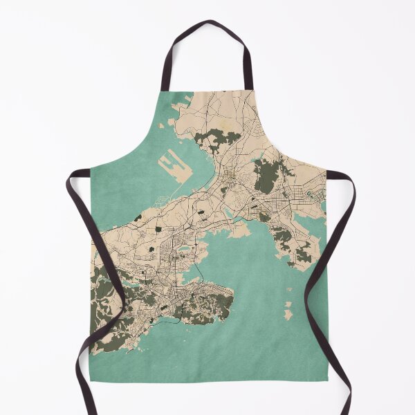 Item preview, Dalian City Map of Liaoning, China  - Vintage designed and sold by deMAP.