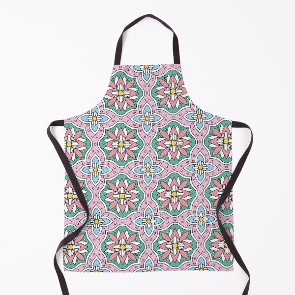 Item preview, Patrón de mosaico de flores bastante rosa designed and sold by Vanessa Bentley.