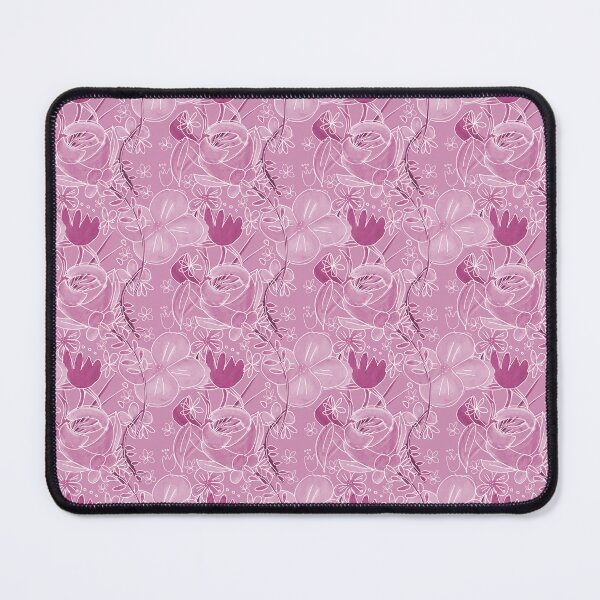 Item preview, Monochromatic Soft Pink Rose Pattern designed and sold by Artistestella.