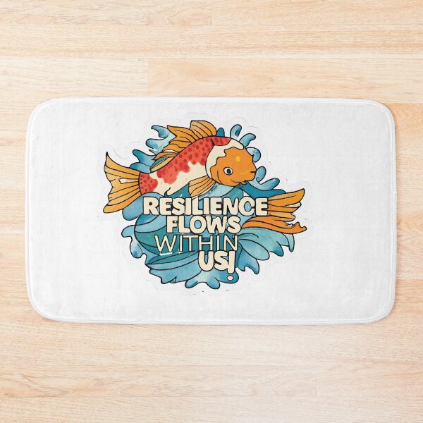 Item preview, Resilient Koi Watercolor Art designed and sold by NiftyWrx.