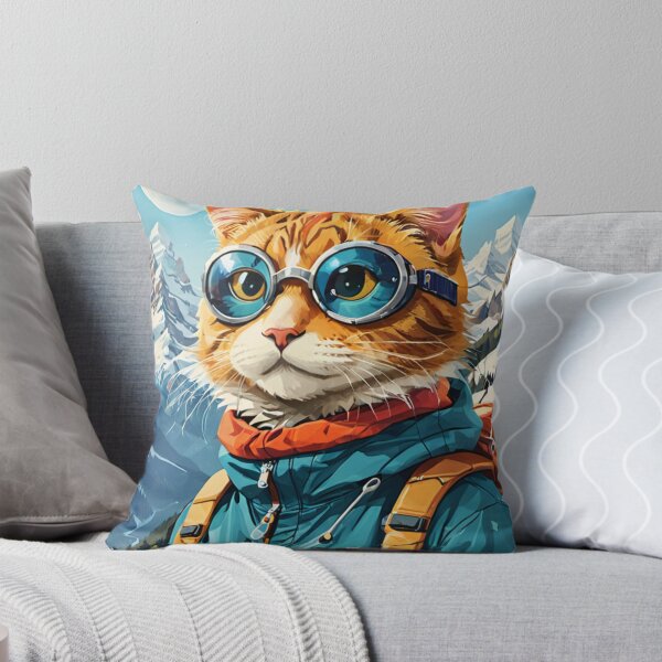 Item preview, Gato es senderismo en la nieve designed and sold by MeraStyle.