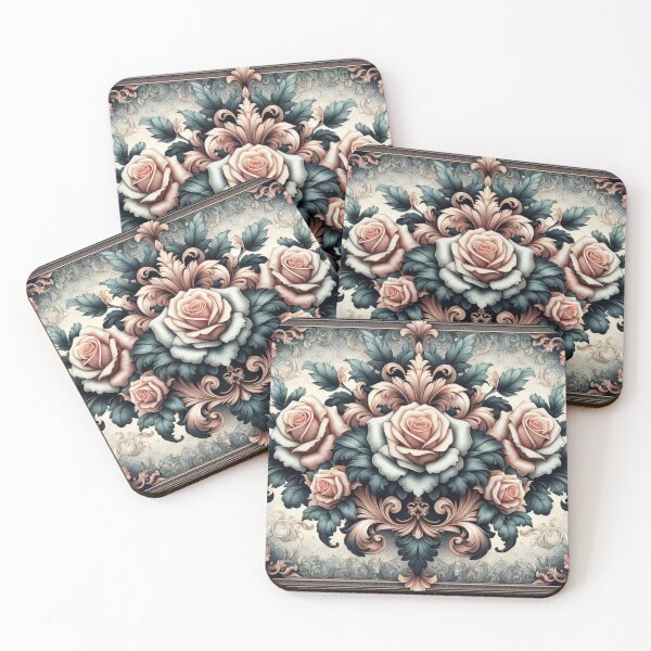 Item preview, Ombre Damask With Roses designed and sold by DesignsByPrnces.