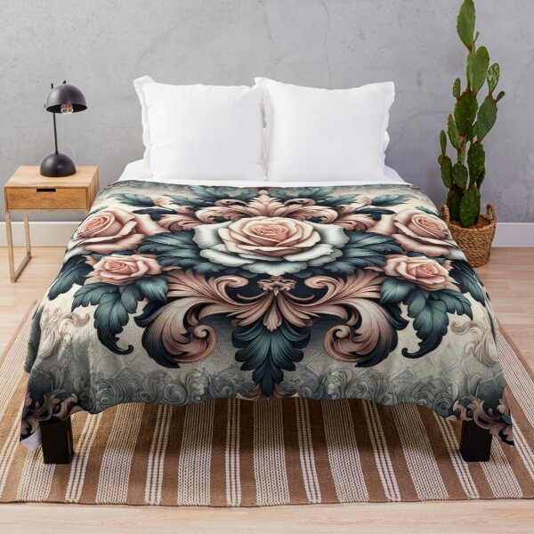 Item preview, Ombre Damask With Roses designed and sold by DesignsByPrnces.