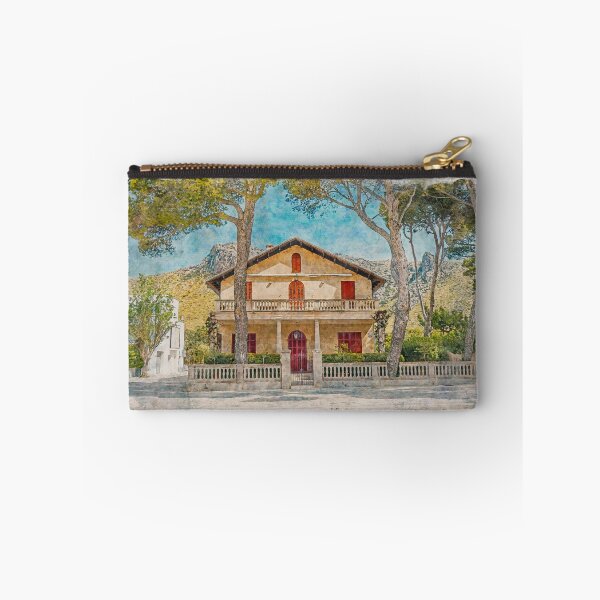 Item preview, Puerto Pollensa Pine Walk Villa Mallorca Watercolour Effect designed and sold by GG WALL ART.