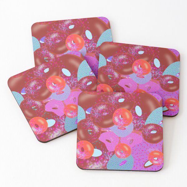 Item preview, Very Chocolate Donuts - Hand-Drawn Repeating Pattern designed and sold by Victoria Rose.