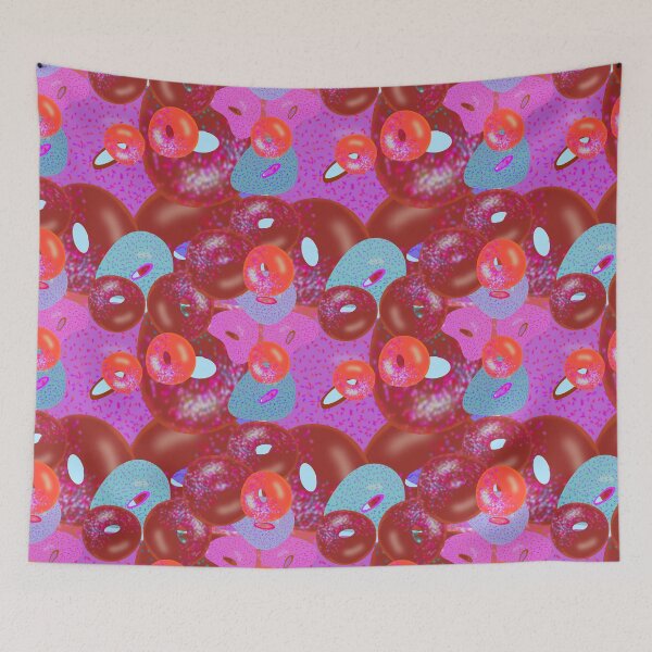Item preview, Very Chocolate Donuts - Hand-Drawn Repeating Pattern designed and sold by Victoria Rose.