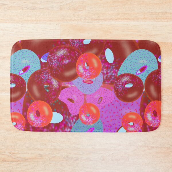Item preview, Very Chocolate Donuts - Hand-Drawn Repeating Pattern designed and sold by Victoria Rose.