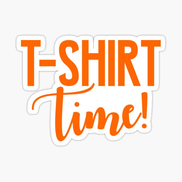 jersey shore t-shirt time Sticker