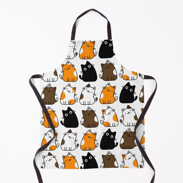 Item preview, Tilted Whiskers: Pattern of Cute Cats with Tilted Heads designed and sold by RiciPaneto.