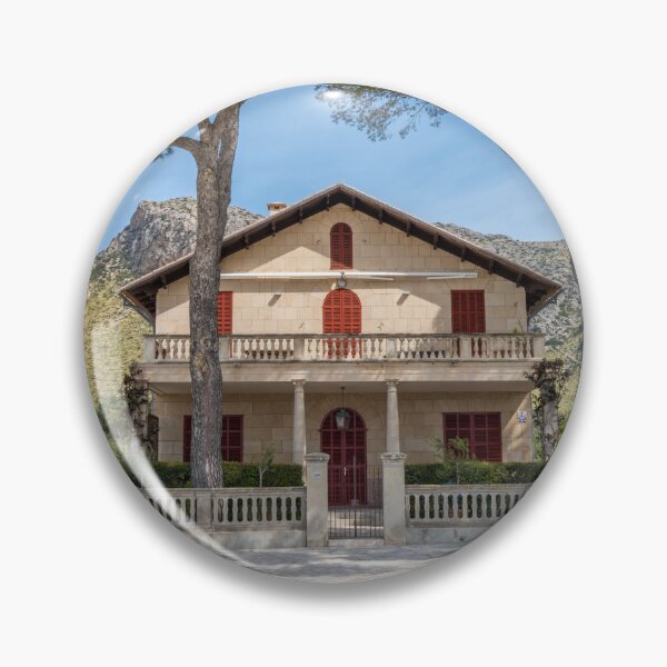 Item preview, Puerto Pollensa Pine Walk Villa Mallorca Watercolour Effect designed and sold by GG WALL ART.