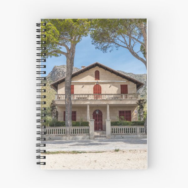 Item preview, Puerto Pollensa Pine Walk Villa Mallorca Watercolour Effect designed and sold by GG WALL ART.