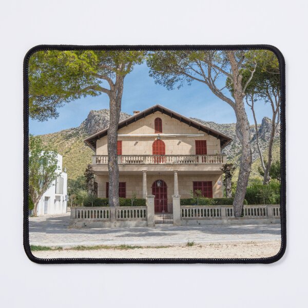 Item preview, Puerto Pollensa Pine Walk Villa Mallorca Watercolour Effect designed and sold by GG WALL ART.