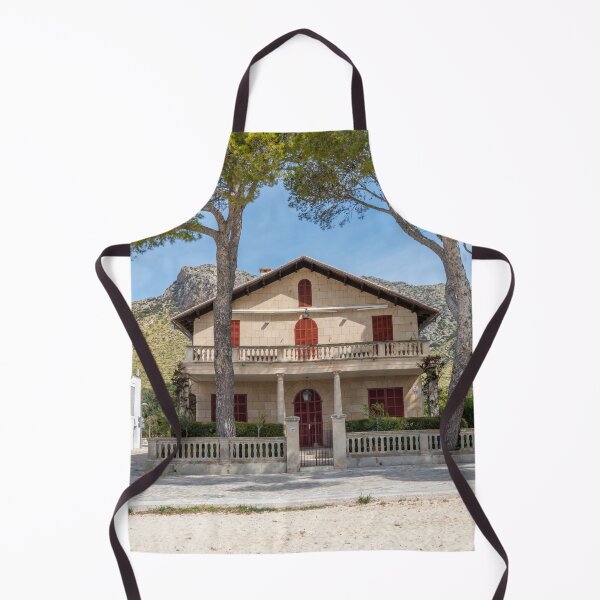 Item preview, Puerto Pollensa Pine Walk Villa Mallorca Watercolour Effect designed and sold by GG WALL ART.