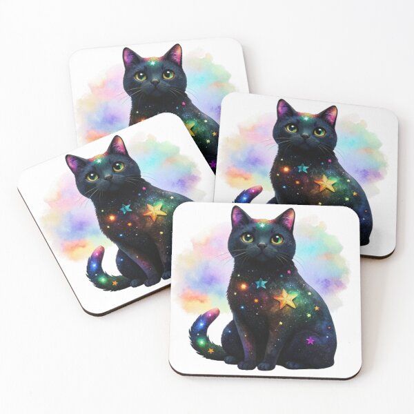 Item preview, Cat in Stars designed and sold by catcraftss.
