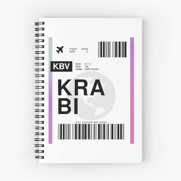Artikelvorschau, Bordkarte für Krabi entworfen und verkauft von RabbitK.