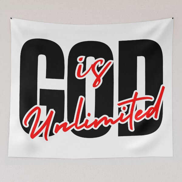 Item preview, God is unlimited designed and sold by MoriaStore.