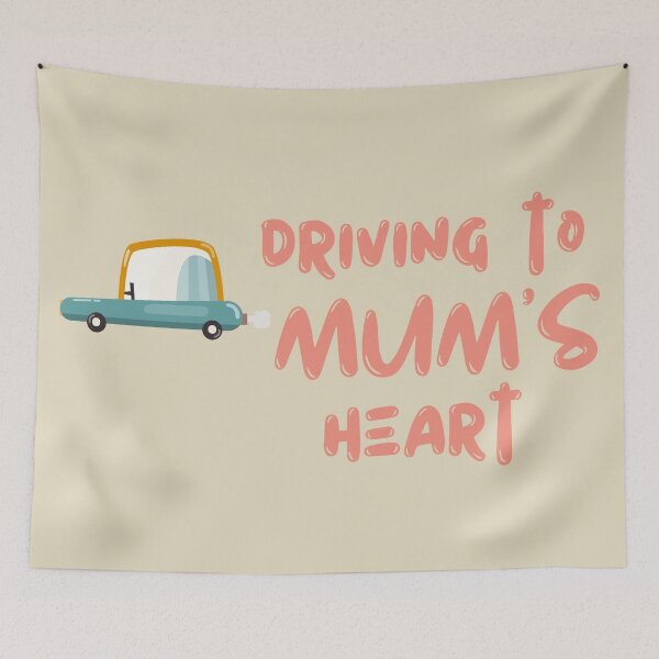 Item preview, Driving to mum's heart designed and sold by sarahnanziri.
