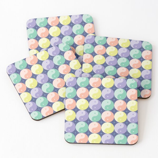 Item preview, Colourful Pastel Yin-Yang Tai Chi  designed and sold by CattDesigns.
