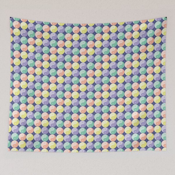 Item preview, Colourful Pastel Yin-Yang Tai Chi  designed and sold by CattDesigns.