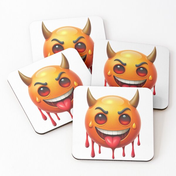 Item preview, Cute devil emoji designed and sold by catcraftss.