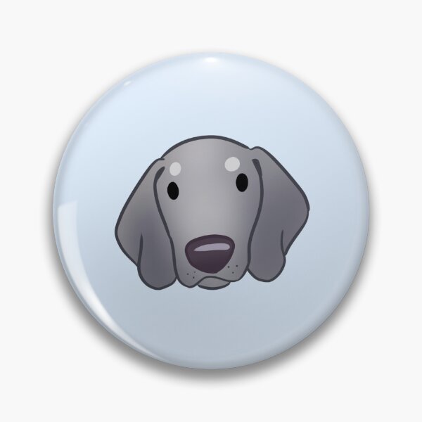 Item preview, Cute Weimaraner dog face designed and sold by Yaragold.