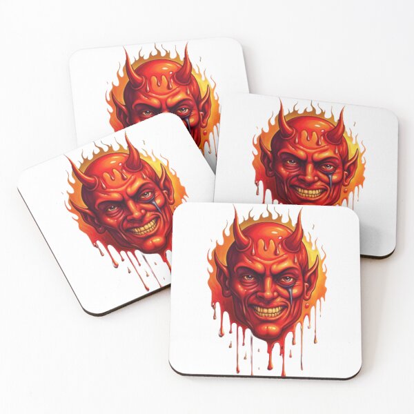 Item preview, Devil in flowing fire designed and sold by catcraftss.