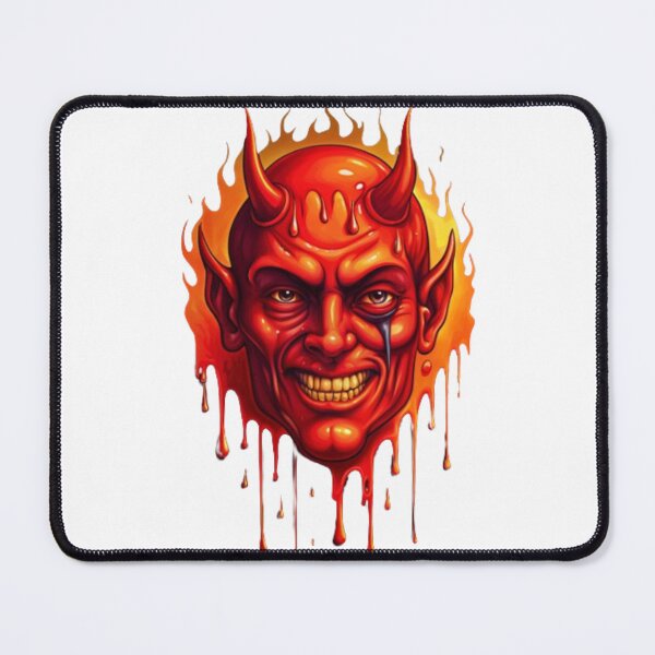 Item preview, Devil in flowing fire designed and sold by catcraftss.