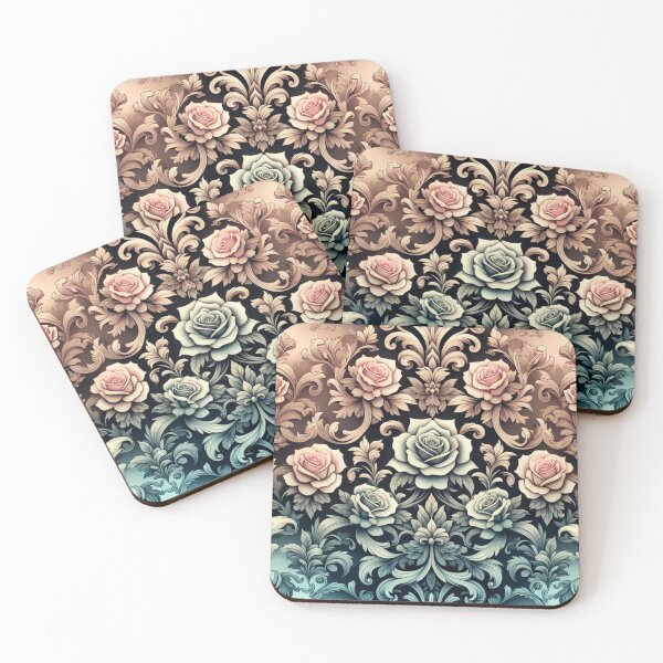 Item preview, Ombre Damask With Roses designed and sold by DesignsByPrnces.