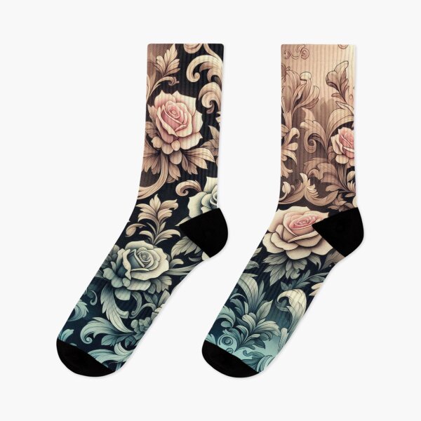 Item preview, Ombre Damask With Roses designed and sold by DesignsByPrnces.