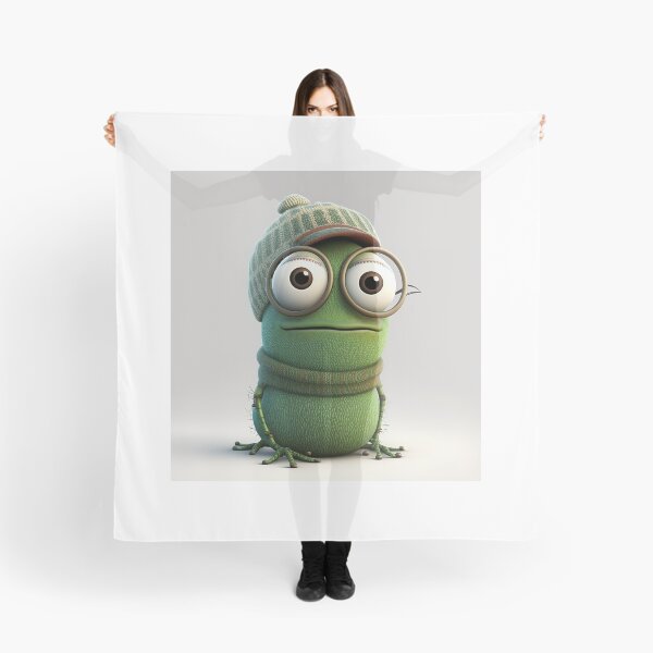 Aperçu de l'œuvre Ver mignon et fou avec des lunettes créée et vendue par katerinasf.
